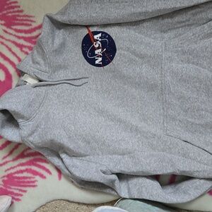 H&M Gray Sweatshirt with NASA Logo XL NWOT